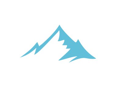 dağ sembolü tasarım vektörü illüstrasyonu 