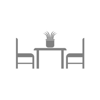 Ev dekorasyonu elemanları vektör illüstrasyonu