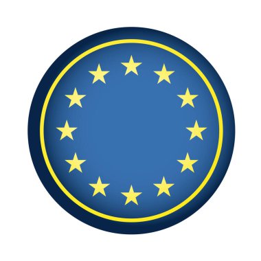 Avrupa sembolü vektör illüstrasyonu