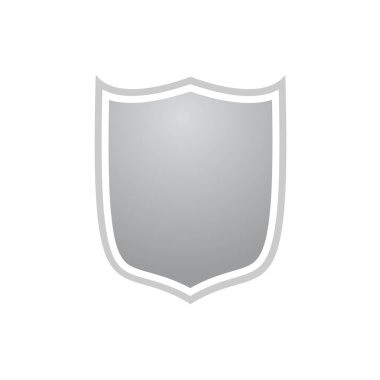 kalkan ikon vektör illüstrasyonu