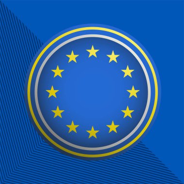 Avrupa sembolü vektör illüstrasyonu