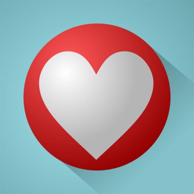 Güzel kalp sembolü çizimi