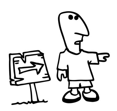 çizgi film çizim vektör çizimi