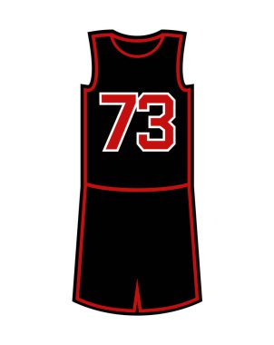 Sepet tekdüze vektör illüstrasyonu