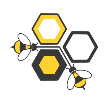 doğa bal sembolü vektör illüstrasyonu