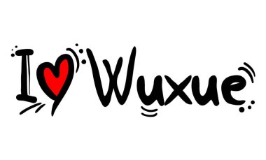 Wuxue, Çin şehir vektör illüstrasyonu