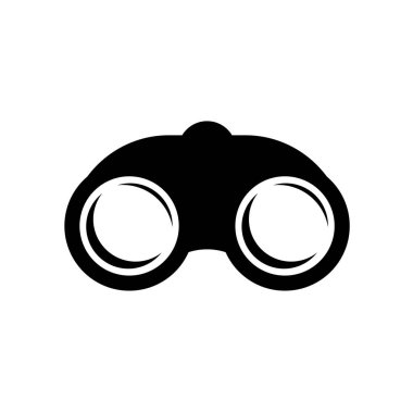 Düz dürbünlü vektör çizimi