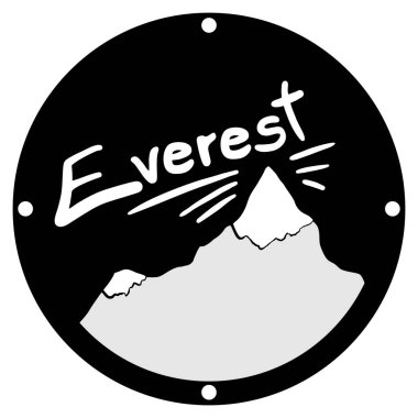 Simge Everest vektör çizimi