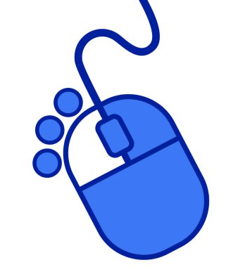 bilgisayar fare simgesi, vektör illüstrasyonu