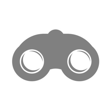 Düz dürbünlü vektör çizimi