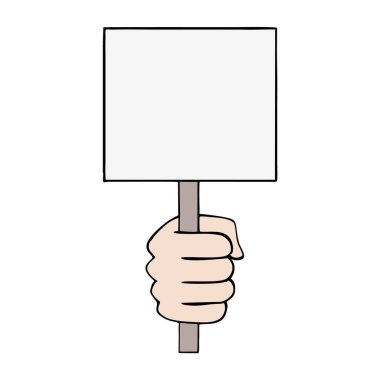 boş pankart vektör illüstrasyonu