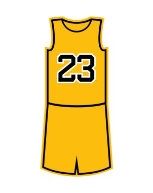 Sepet tekdüze vektör illüstrasyonu