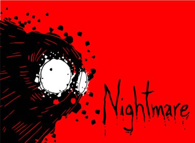 Çizgi film canavarının vektör çizimi