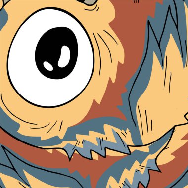 renk sanatı göz çizimi