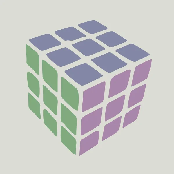 Icône Cube Illustration Vectorielle — Image vectorielle
