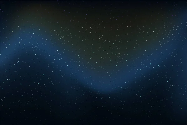 Zwart Universum Hemel Achtergrond — Stockvector