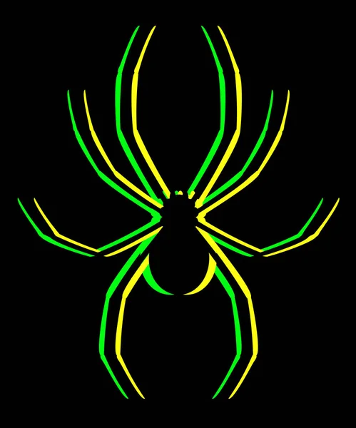Creative Spider Vector Illustration — Stockový vektor