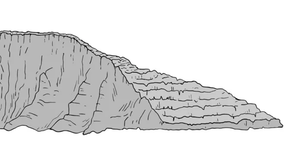 Kaya Merdiveni Vektör Çizimi — Stok Vektör
