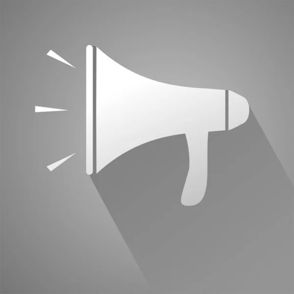 Elegant Megaphone Icon Vector Illustration — 图库矢量图片