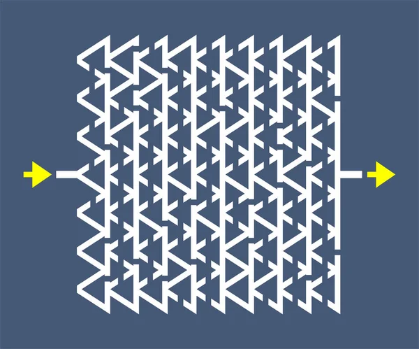 Illustration Vectorielle Imaginaire Labyrinthe — Image vectorielle