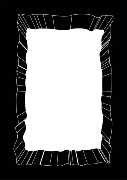 Абстрактный Баннер Векторная Иллюстрация Кадра — стоковый вектор