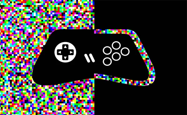 ビデオゲームコントロールアイコンベクトルイラスト — ストックベクタ