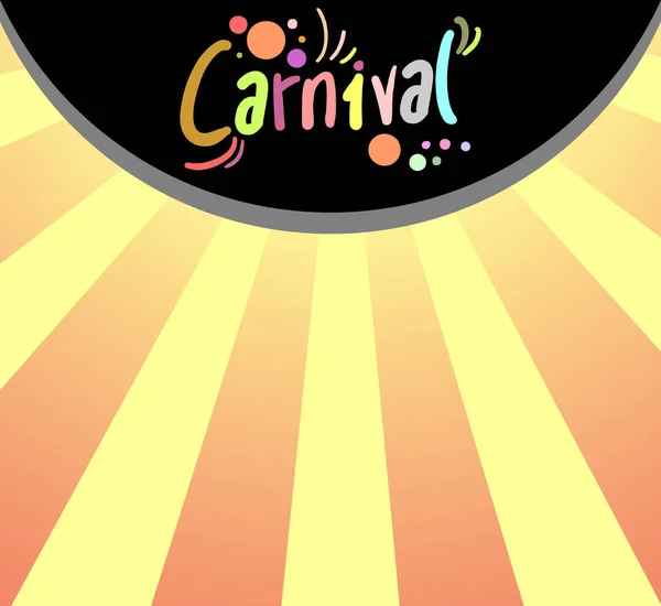 Wallpaper Carnival Vector Illustration — Stock Vector