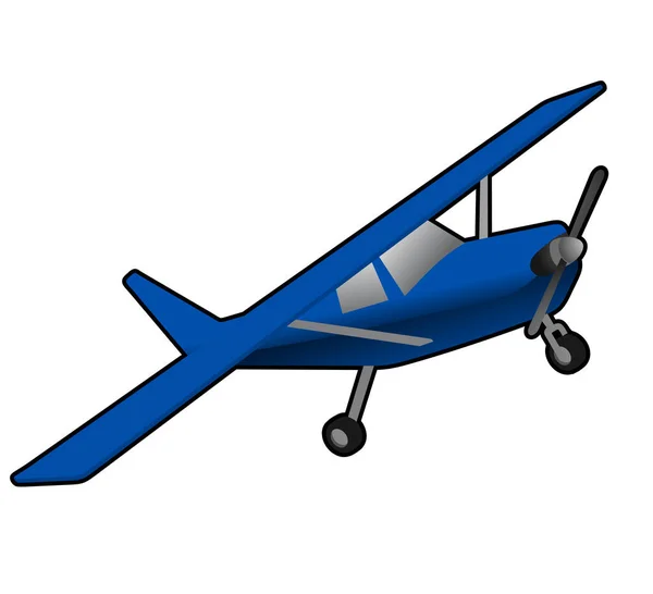 Icono Del Avión Ilustración Vectorial — Vector de stock