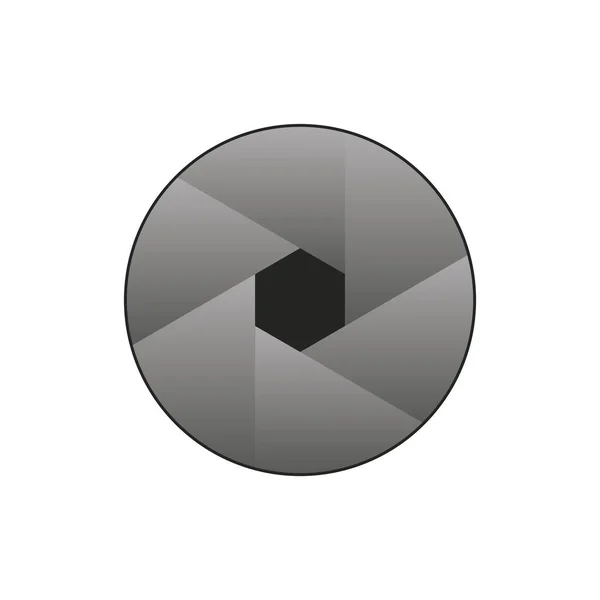 Shutter Cam Symbol Vector Illustration — Stock Vector