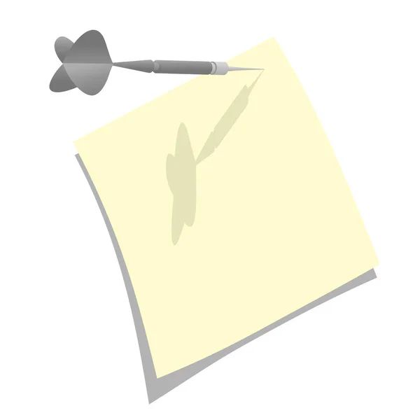 Χαρτί Σημείωμα Βελάκι — Διανυσματικό Αρχείο