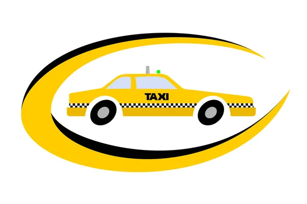 Taxi Symbol Vektor Illustration — Stockvektor