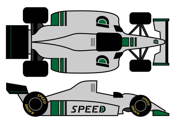 1980 Formule Illustration Vectorielle Voiture — Image vectorielle