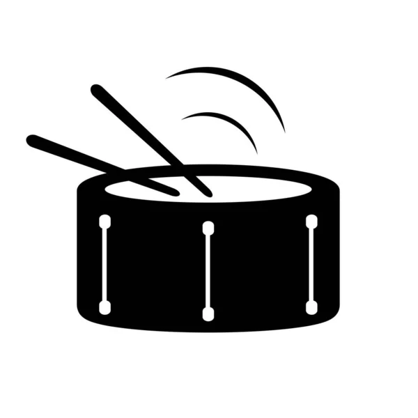 Drum Icon Design Vector Illustration — Stock Vector