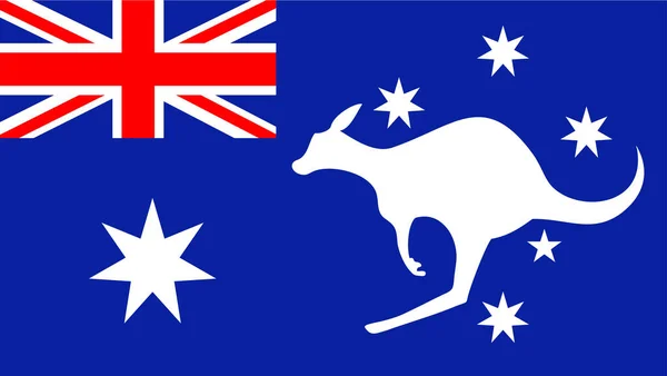 Flag Australia Vector Illustration — Stock Vector