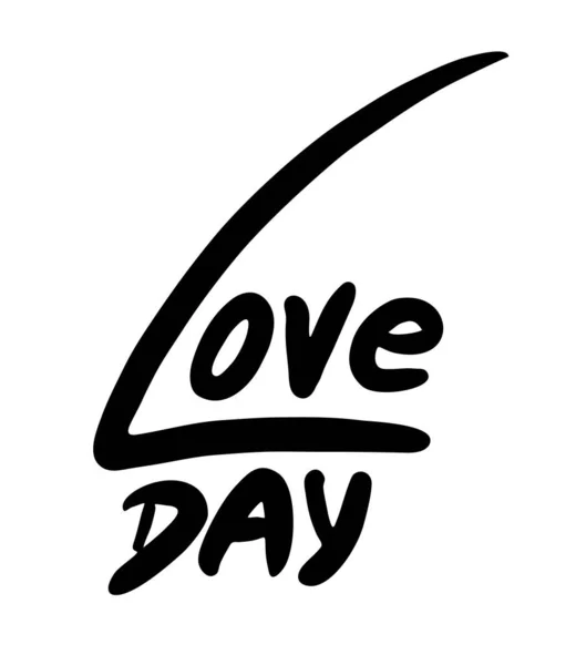 Love Day Vector Illustration — Vettoriale Stock