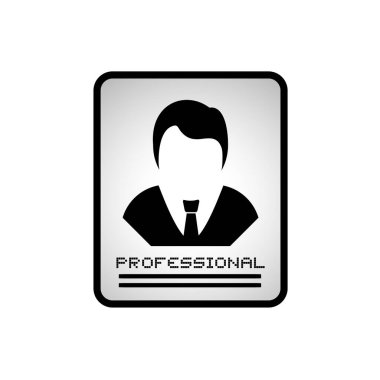 profesyonel işçi sembolü çizimi