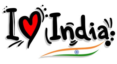 Hindistan vektör illüstrasyonuna bayılırım.