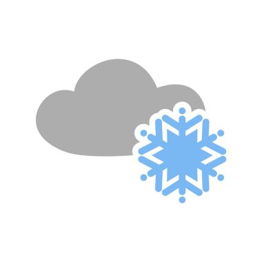 Kar sembolü çizimi tasarımı