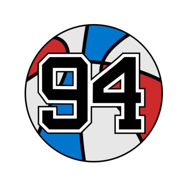 94 numaralı basketbol topu.