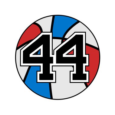 44 numaralı basketbol sembolü.
