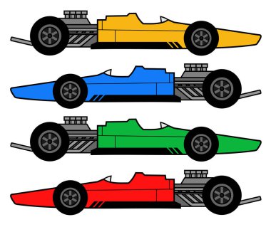 Yarış arabası çizimi