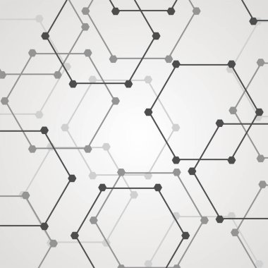 Pentagon figürleri arkaplan vektör çizimi