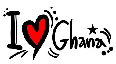 Gana sembolü vektör illüstrasyonu