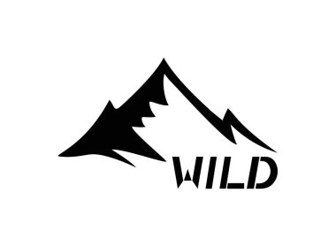 dağ sembolü tasarım vektörü illüstrasyonu