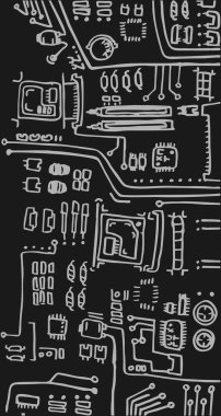 Soyut basit öğelerin kusursuz deseni