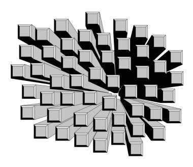 Yaratıcı matris çizimi tasarımı