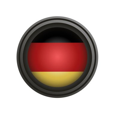 Alman daire amblemi vektör çizimi