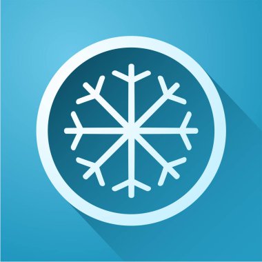 Soğuk simge vektör illüstrasyonu