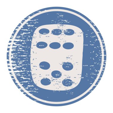 zar simgesi vektör illüstrasyonu