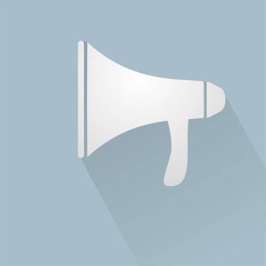 yaratıcı megafon işaret vektör çizimi